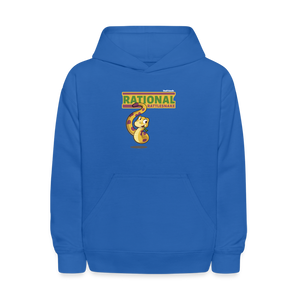 
            
                Load image into Gallery viewer, Rational Rattlesnake Character Comfort Kids Hoodie - royal blue
            
        