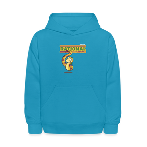 
            
                Load image into Gallery viewer, Rational Rattlesnake Character Comfort Kids Hoodie - turquoise
            
        