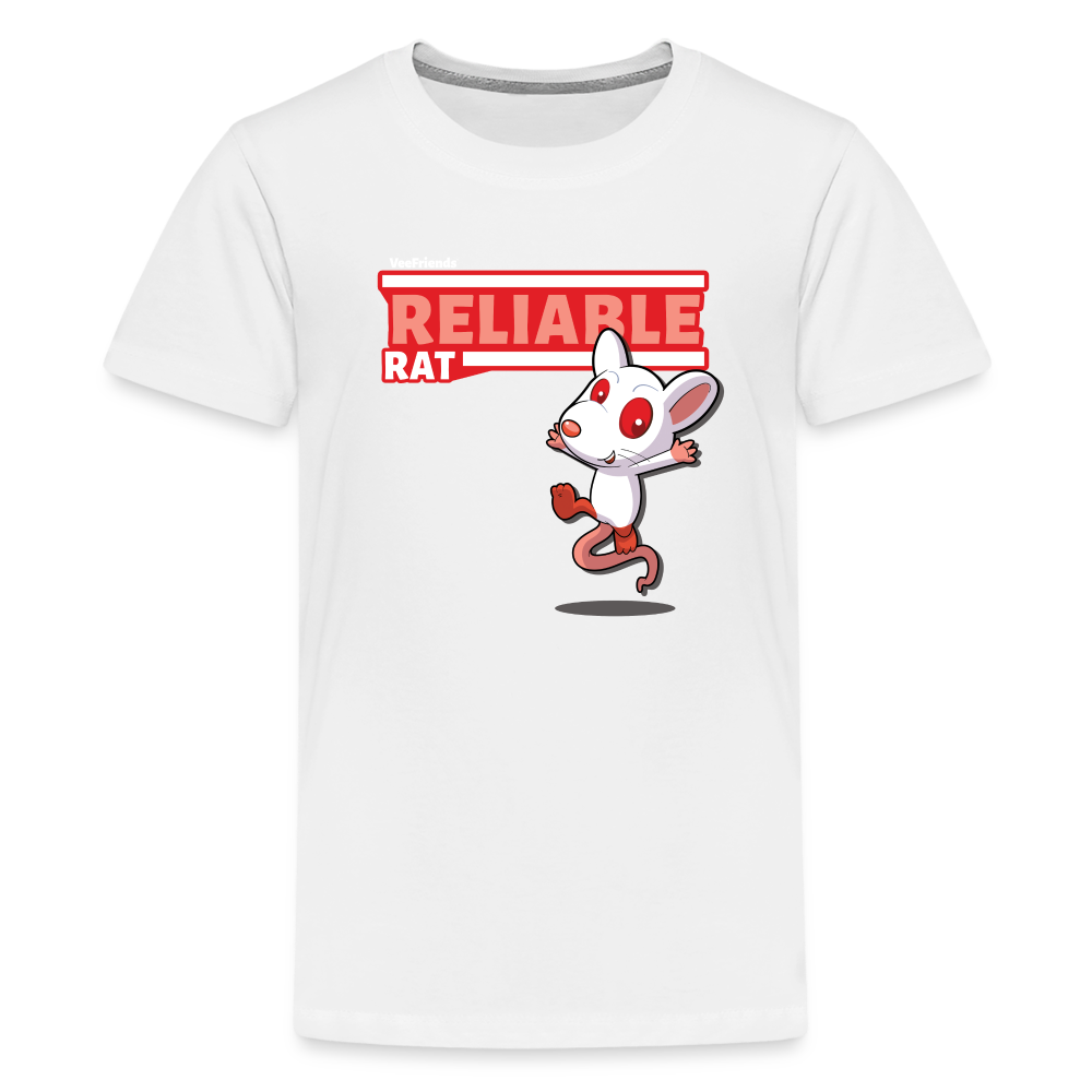 Reliable Rat Character Comfort Kids Tee - white