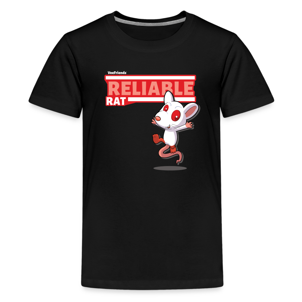 Reliable Rat Character Comfort Kids Tee - black