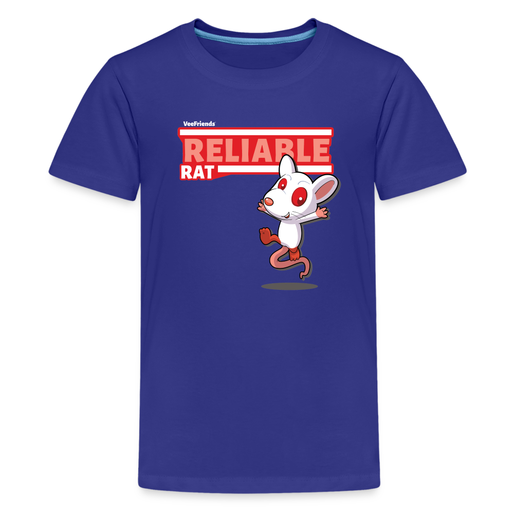 Reliable Rat Character Comfort Kids Tee - royal blue