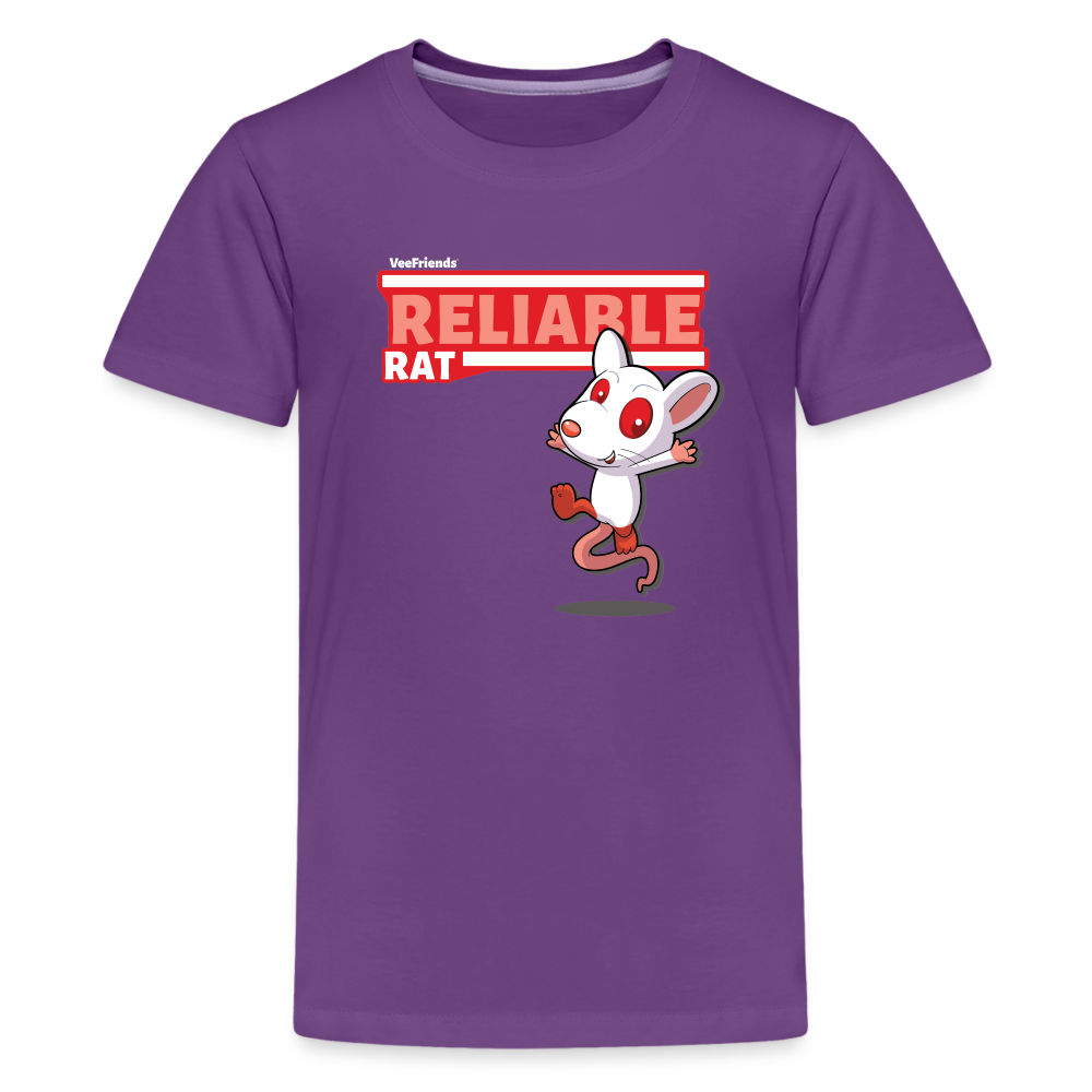 Reliable Rat Character Comfort Kids Tee - purple