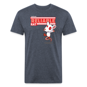 
            
                Load image into Gallery viewer, Reliable Rat Character Comfort Adult Tee - heather navy
            
        