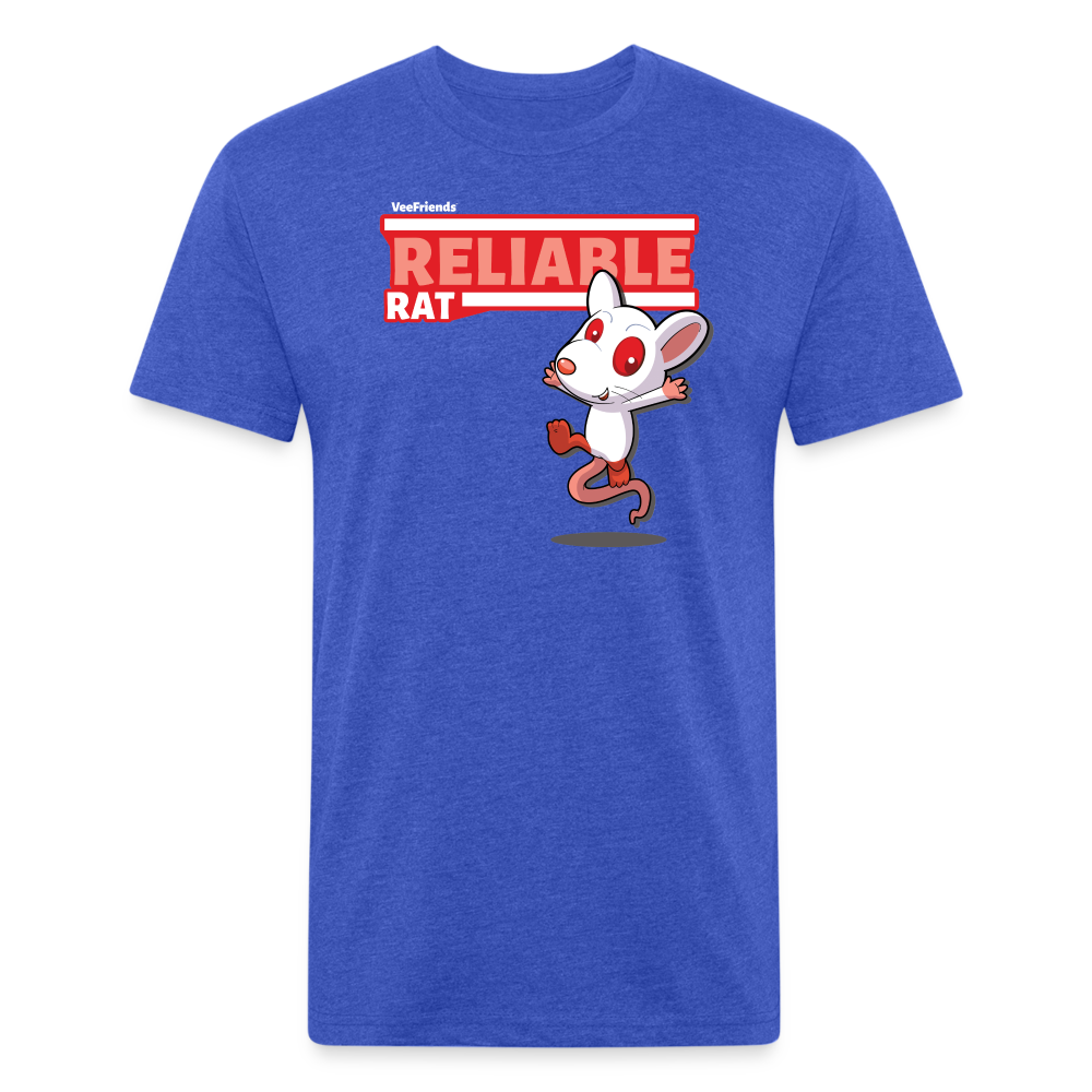 Reliable Rat Character Comfort Adult Tee - heather royal