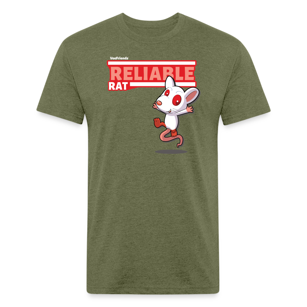 
            
                Load image into Gallery viewer, Reliable Rat Character Comfort Adult Tee - heather military green
            
        