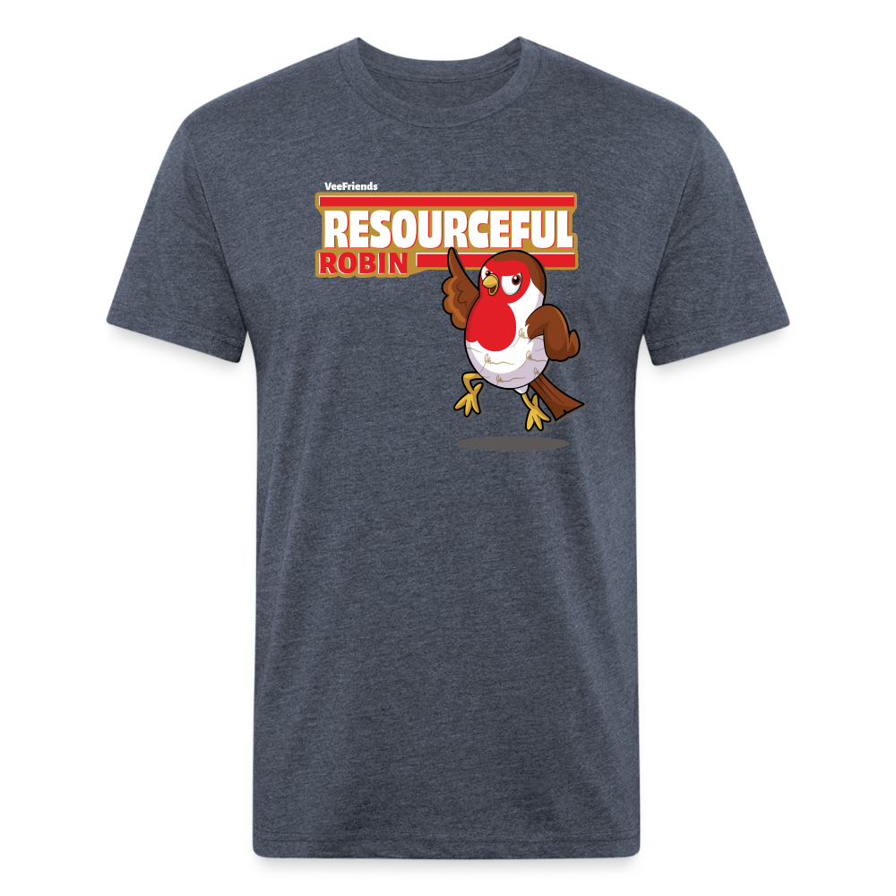 
            
                Load image into Gallery viewer, Resourceful Robin Character Comfort Adult Tee - heather navy
            
        