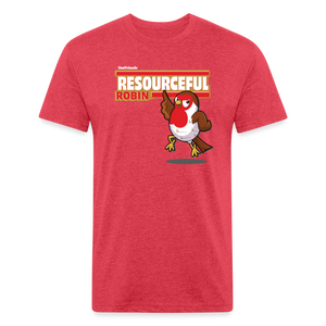 Resourceful Robin Character Comfort Adult Tee - heather red