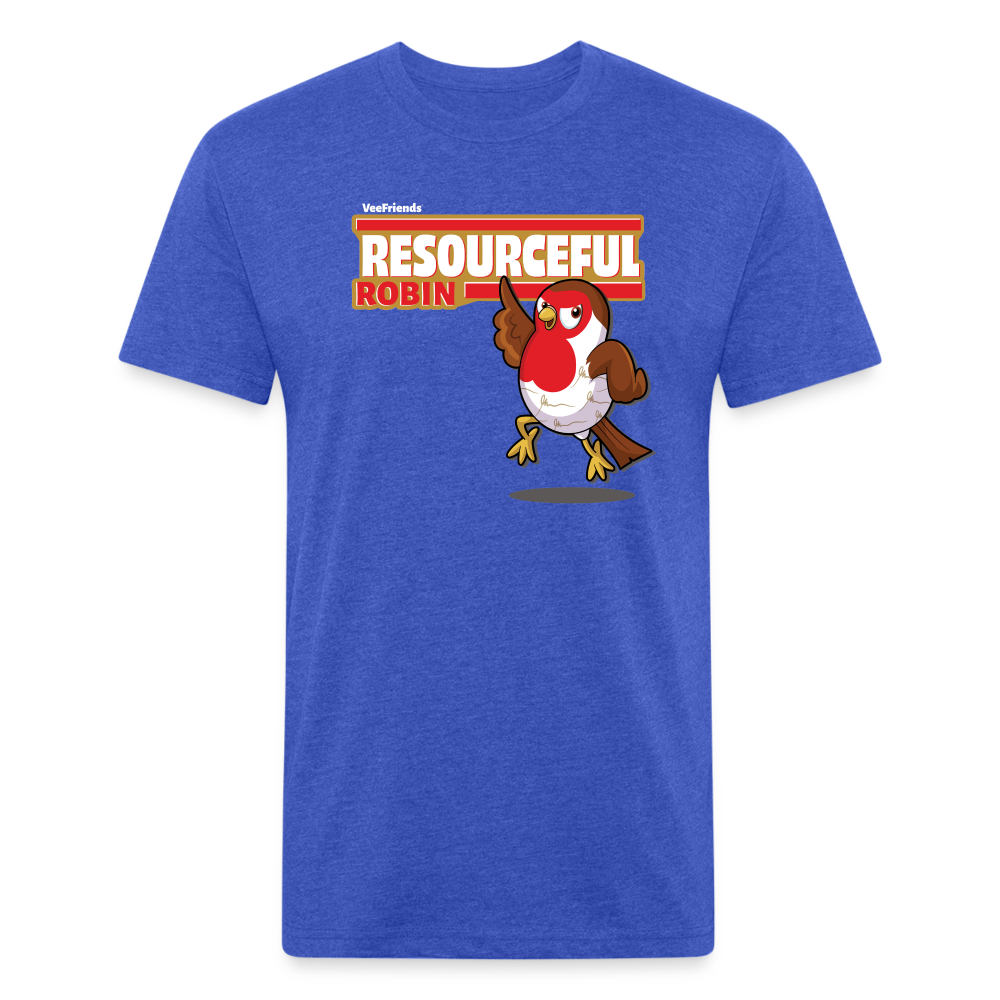 Resourceful Robin Character Comfort Adult Tee - heather royal