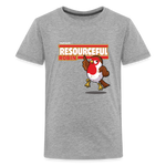 Resourceful Robin Character Comfort Kids Tee - heather gray