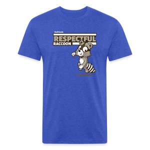 
            
                Load image into Gallery viewer, Respectful Racoon Character Comfort Adult Tee - heather royal
            
        