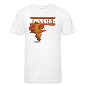 Responsive Ram Character Comfort Adult Tee - white