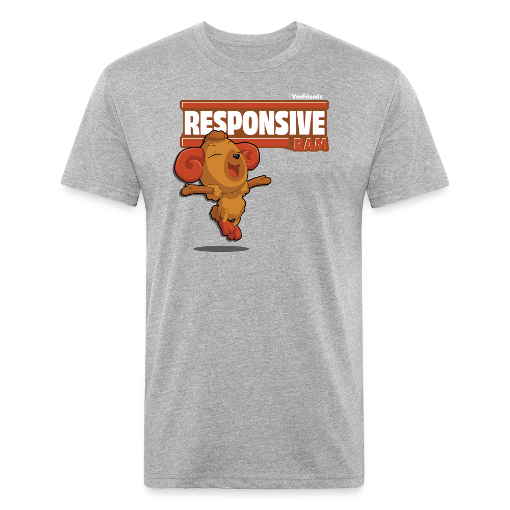 Responsive Ram Character Comfort Adult Tee - heather gray