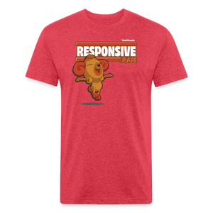 Responsive Ram Character Comfort Adult Tee - heather red