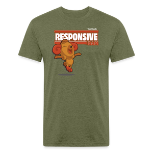 Responsive Ram Character Comfort Adult Tee - heather military green