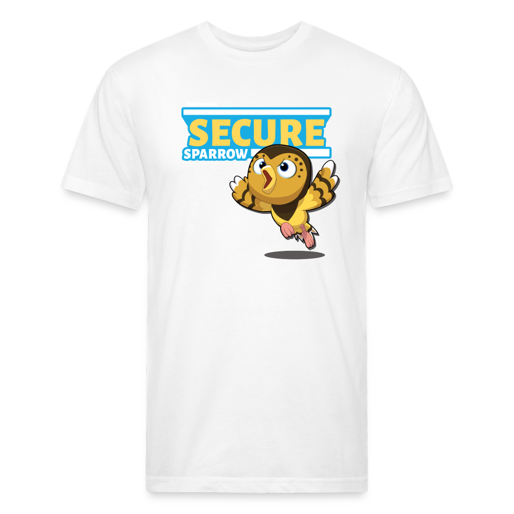 Secure Sparrow Character Comfort Adult Tee - white