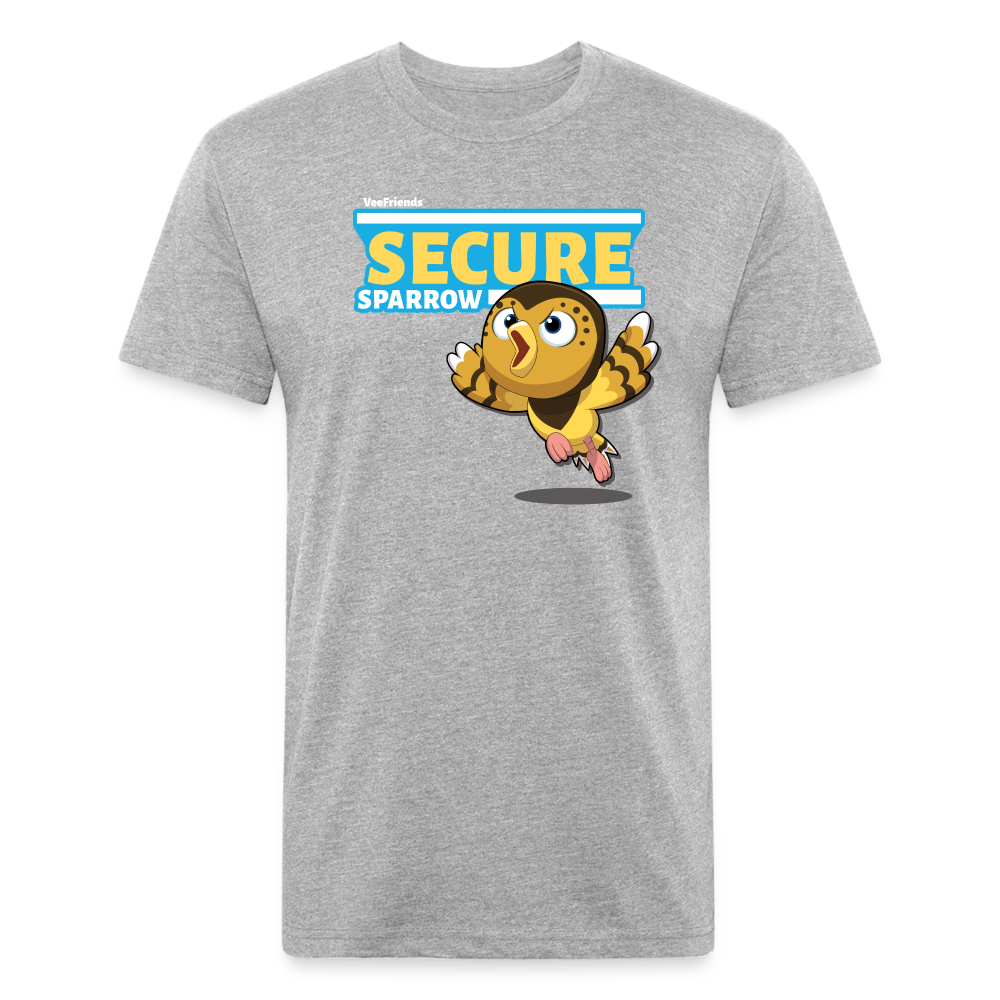 Secure Sparrow Character Comfort Adult Tee - heather gray