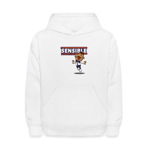 
            
                Load image into Gallery viewer, Sensible Sommelier Character Comfort Kids Hoodie - white
            
        