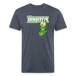 
            
                Load image into Gallery viewer, Sensitive Centipede Character Comfort Adult Tee - heather navy
            
        