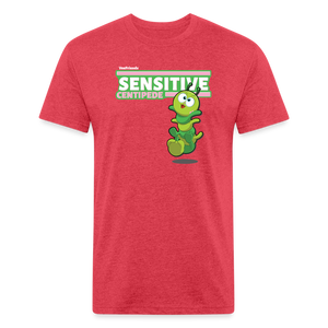 
            
                Load image into Gallery viewer, Sensitive Centipede Character Comfort Adult Tee - heather red
            
        