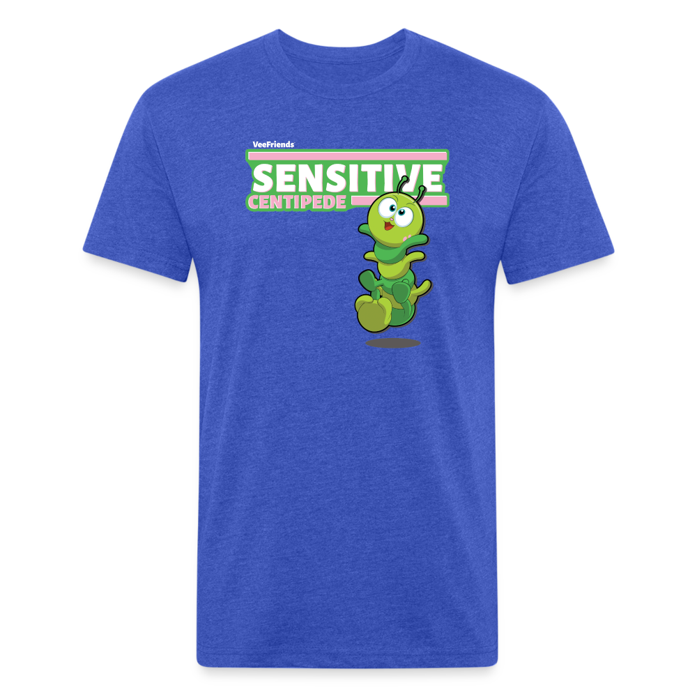 Sensitive Centipede Character Comfort Adult Tee - heather royal