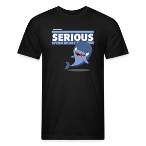 
            
                Load image into Gallery viewer, Serious Sperm Whale Character Comfort Adult Tee - black
            
        