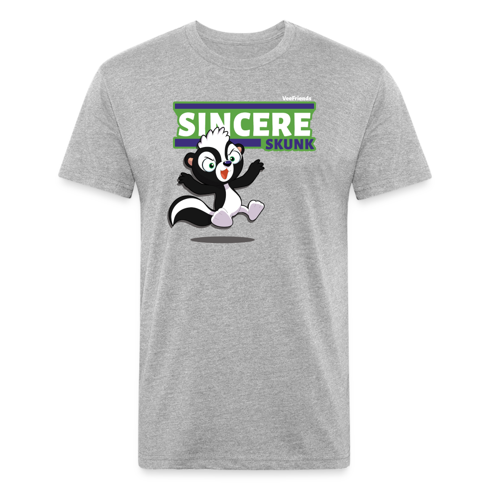 Sincere Skunk Character Comfort Adult Tee - heather gray