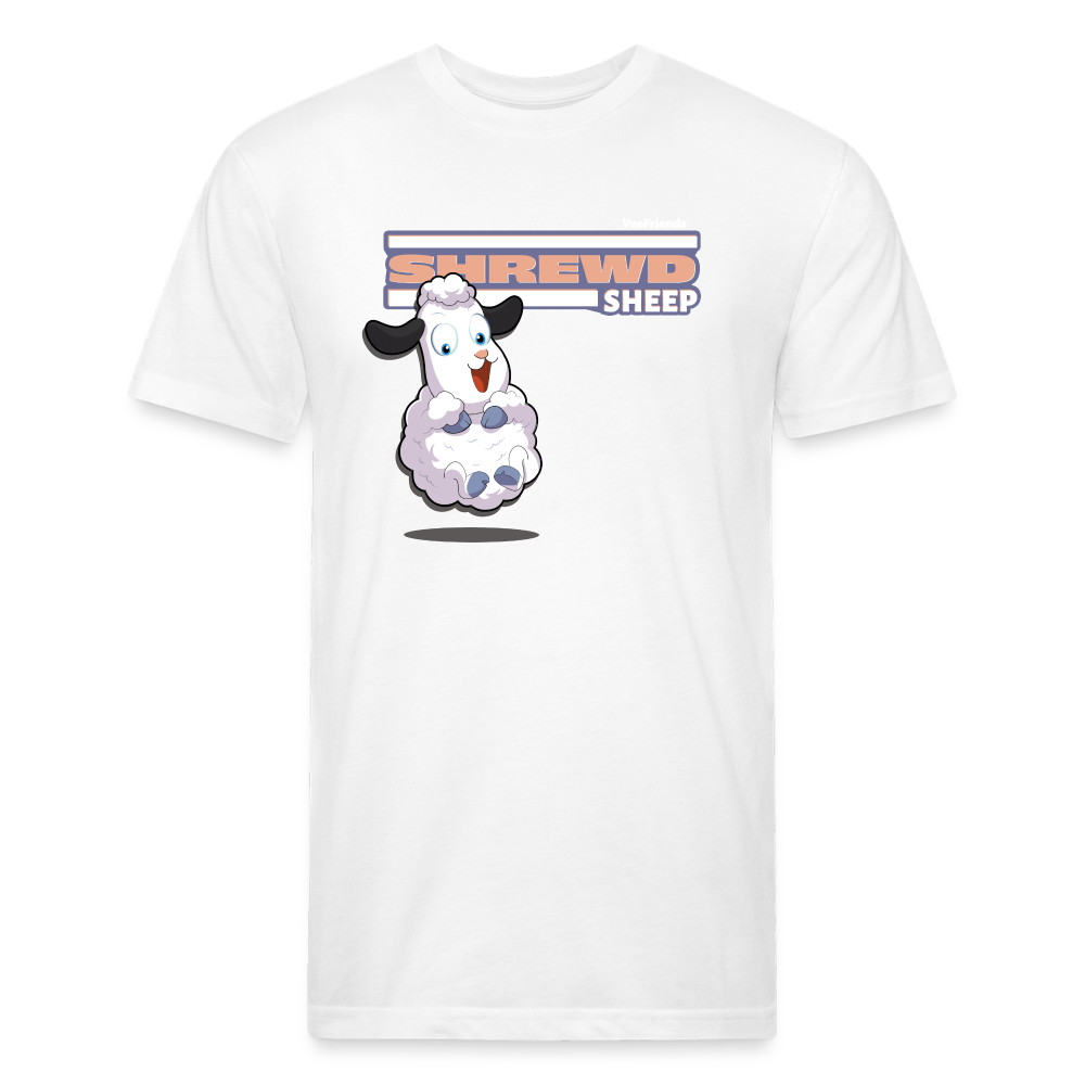 Shrewd Sheep Character Comfort Adult Tee - white