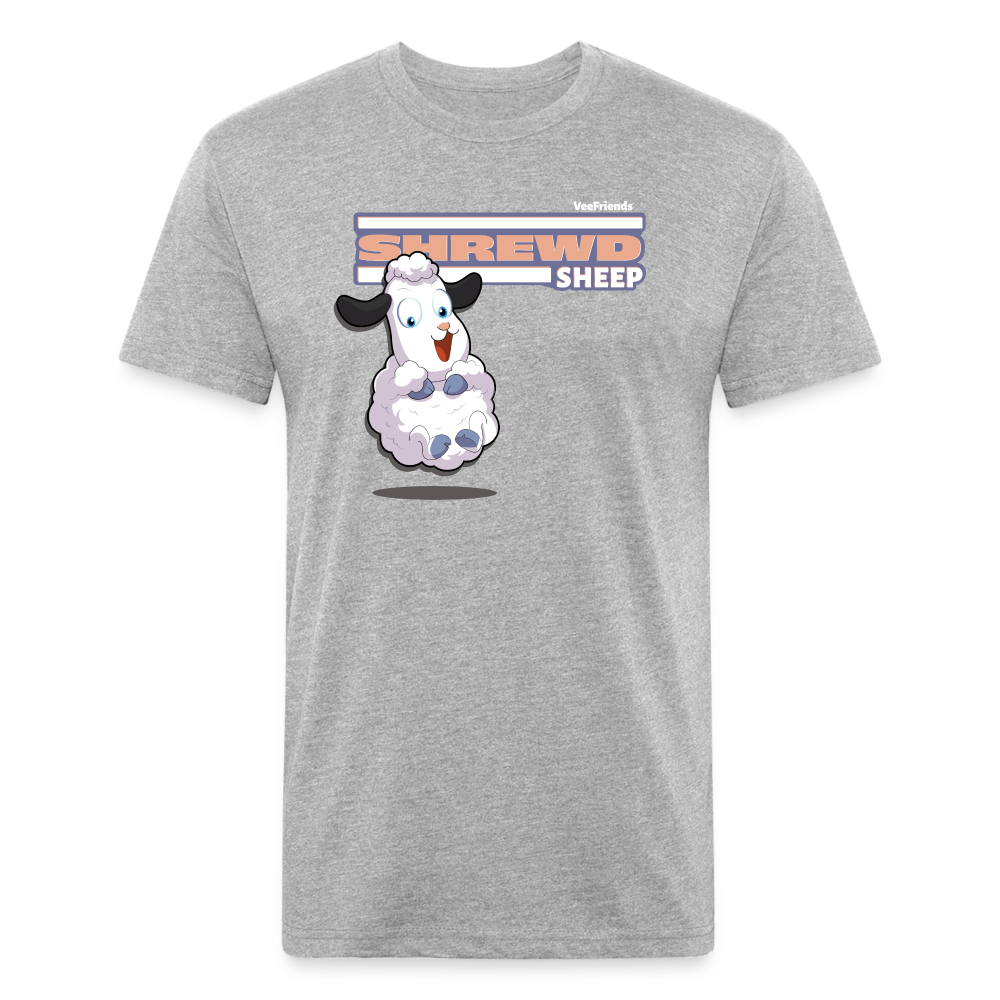 Shrewd Sheep Character Comfort Adult Tee - heather gray