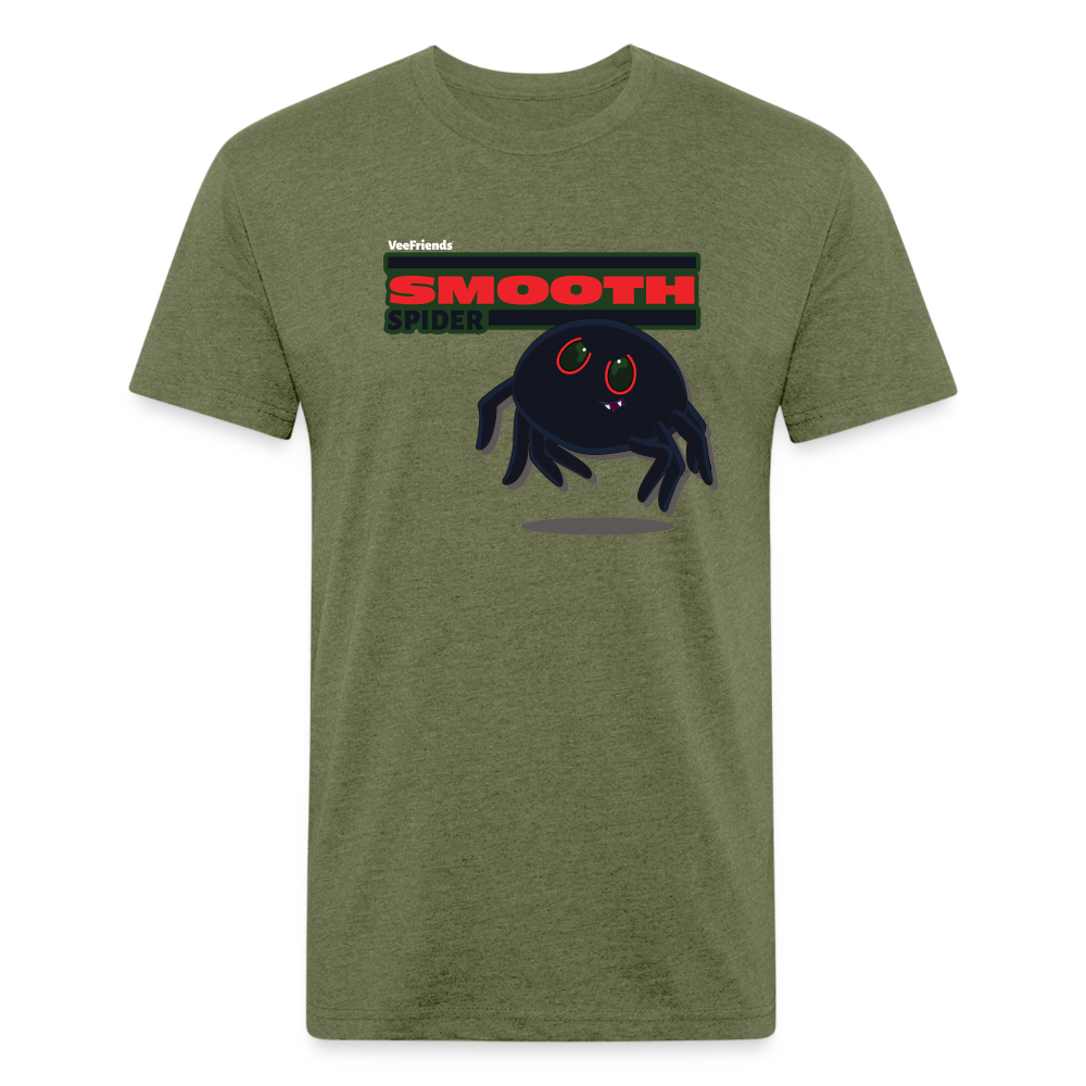 Smooth Spider Character Comfort Adult Tee - heather military green