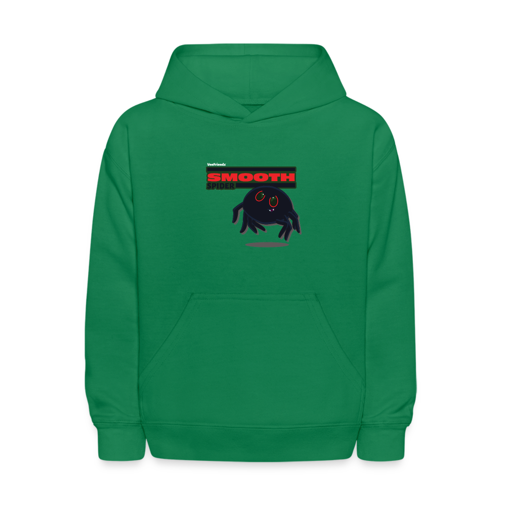Smooth Spider Character Comfort Kids Hoodie - kelly green