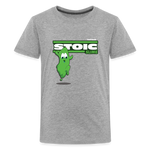 Stoic Slime Character Comfort Kids Tee - heather gray