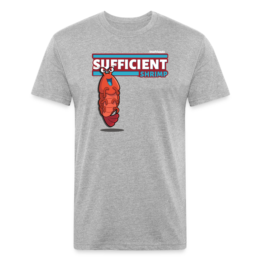 Sufficient Shrimp Character Comfort Adult Tee - heather gray