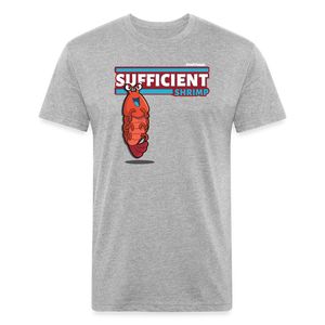 Sufficient Shrimp Character Comfort Adult Tee - heather gray