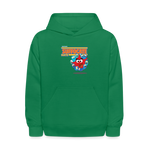 Suffocate Hate Character Comfort Kids Hoodie - kelly green