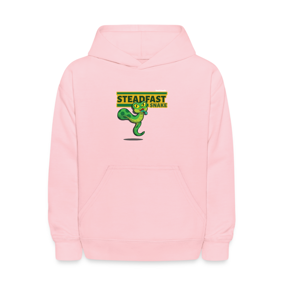 Steadfast Snake Character Comfort Kids Hoodie - pink