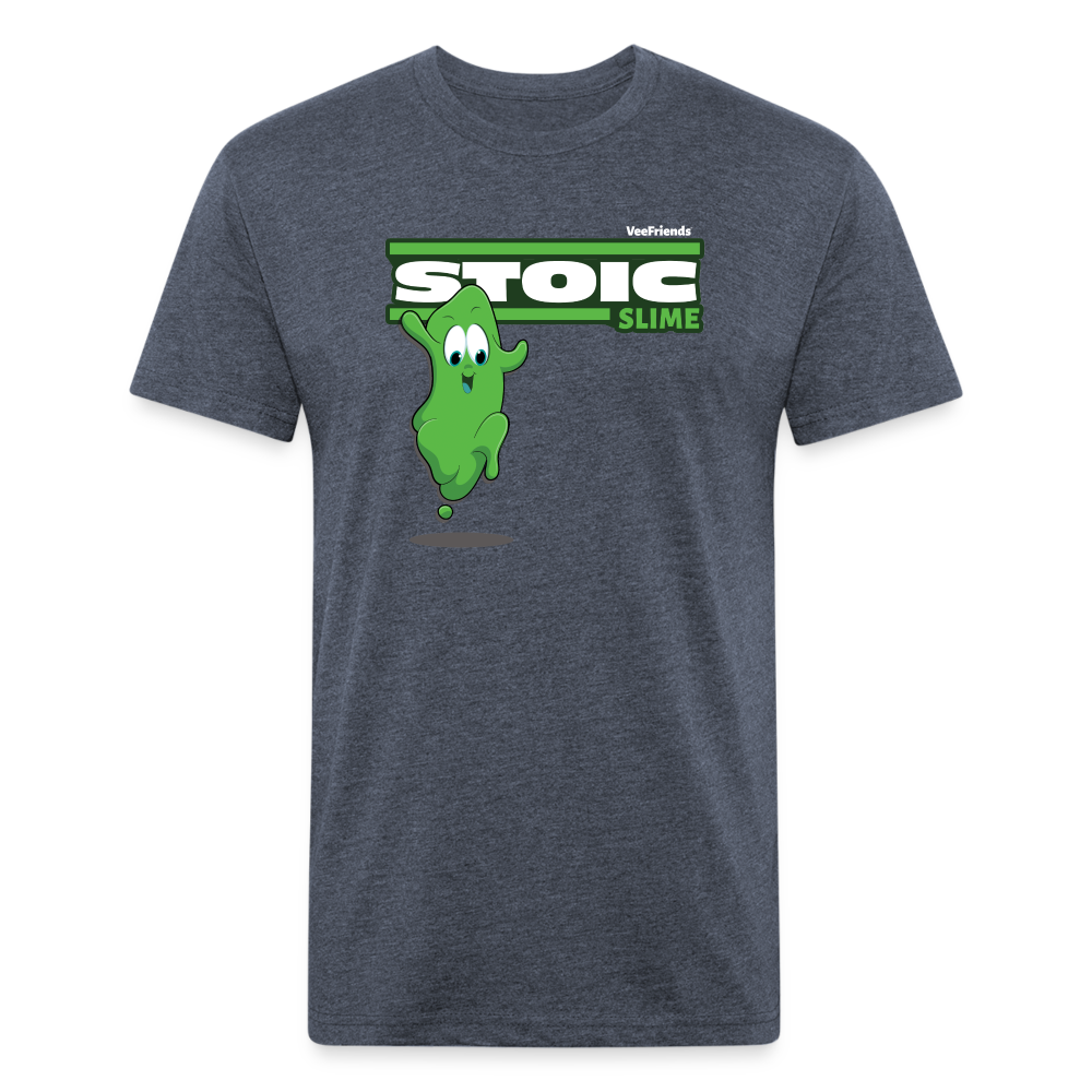 Stoic Slime Character Comfort Adult Tee - heather navy