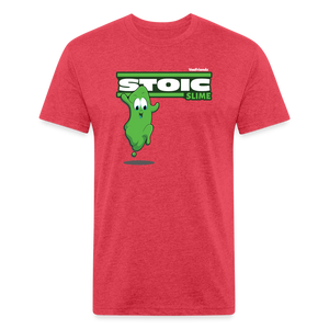 Stoic Slime Character Comfort Adult Tee - heather red