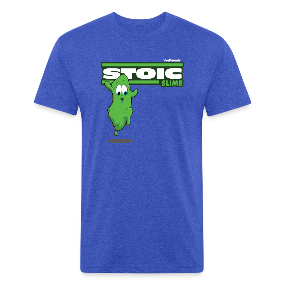 Stoic Slime Character Comfort Adult Tee - heather royal