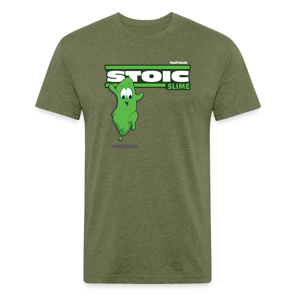 
            
                Load image into Gallery viewer, Stoic Slime Character Comfort Adult Tee - heather military green
            
        
