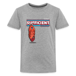 Sufficient Shrimp Character Comfort Kids Tee - heather gray