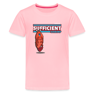 
            
                Load image into Gallery viewer, Sufficient Shrimp Character Comfort Kids Tee - pink
            
        