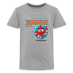 Suffocate Hate Character Comfort Kids Tee - heather gray