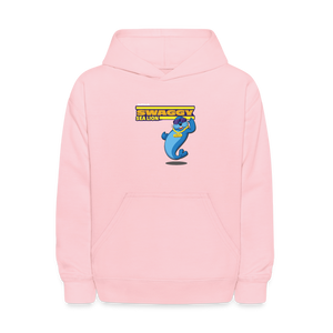 Swaggy Sea Lion Character Comfort Kids Hoodie - pink