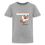 Sweet Swan Character Comfort Kids Tee - heather gray