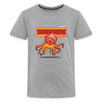 Sympathetic Squid Character Comfort Kids Tee - heather gray