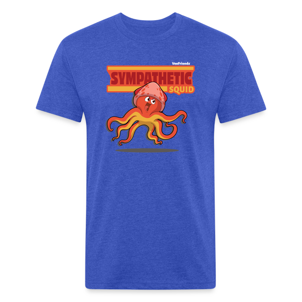 
            
                Load image into Gallery viewer, Sympathetic Squid Character Comfort Adult Tee - heather royal
            
        