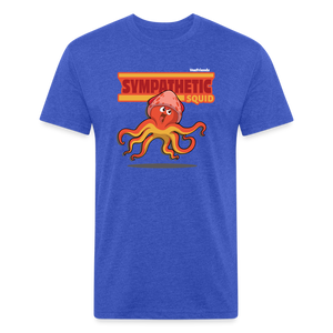 
            
                Load image into Gallery viewer, Sympathetic Squid Character Comfort Adult Tee - heather royal
            
        