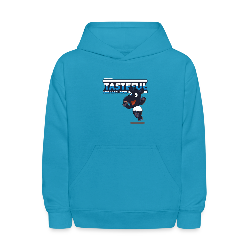 Tasteful Malayan Tapir Character Comfort Kids Hoodie - turquoise