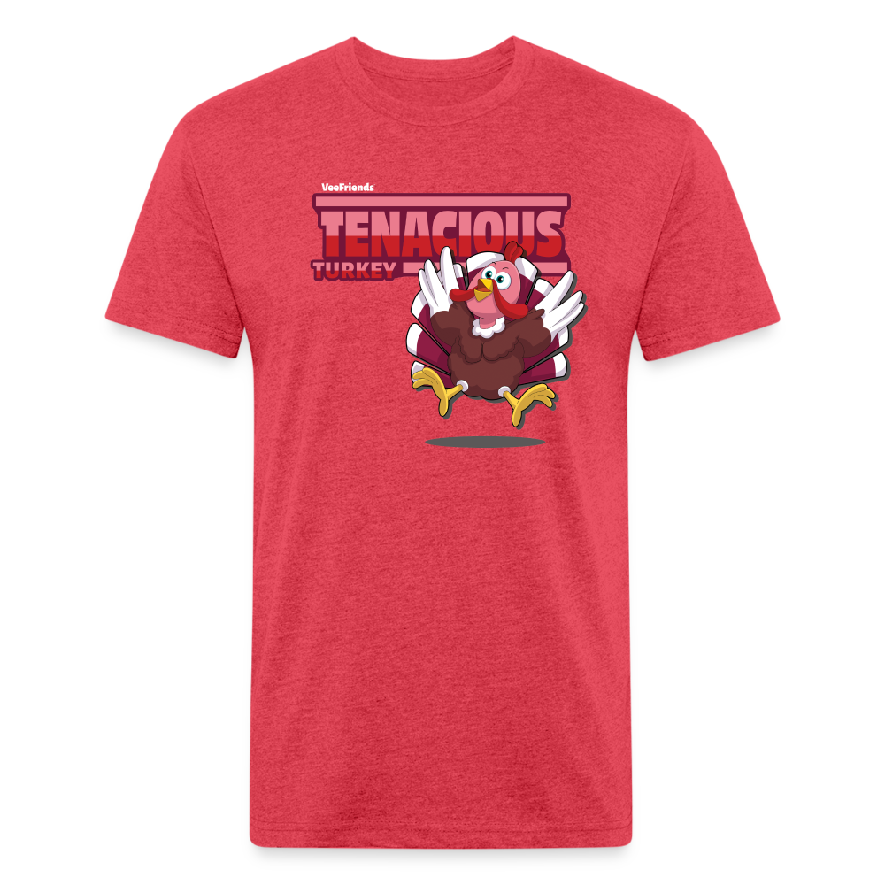 
            
                Load image into Gallery viewer, Tenacious Turkey Character Comfort Adult Tee - heather red
            
        