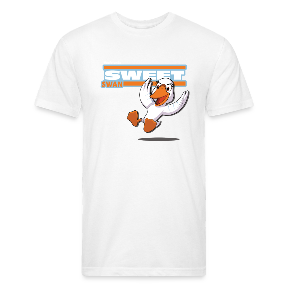 Sweet Swan Character Comfort Adult Tee - white